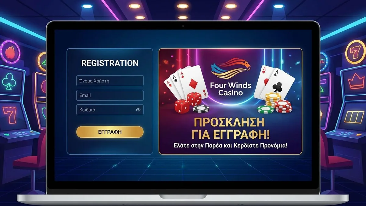 Εγγραφή με μπόνους στο Four Winds Casino